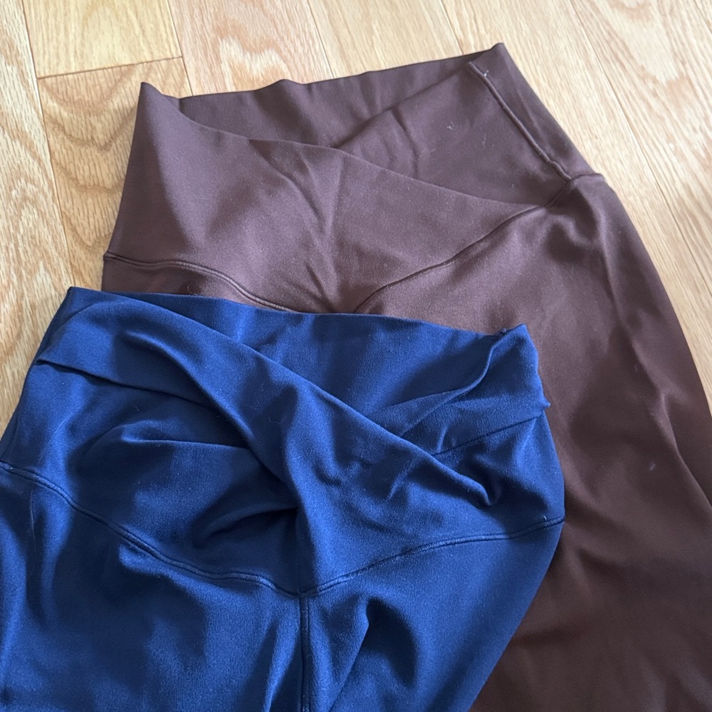 Aerie Bundle Stylish Brown and Navy Leggings